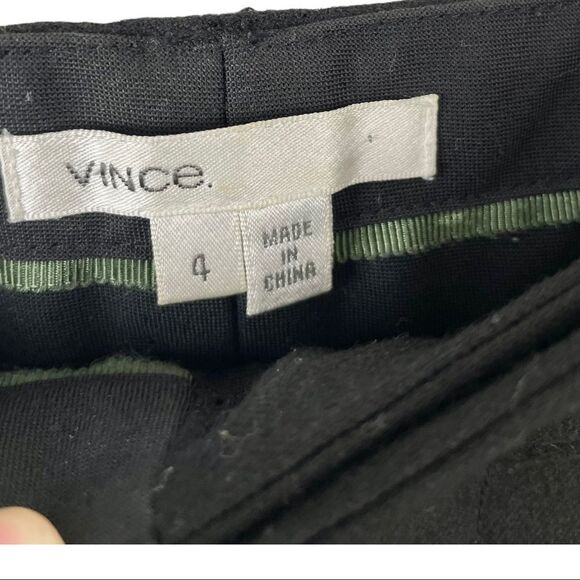 𝅺VINCE Black Wool Blend Newsboy Suit Shorts Size 4 (fits big) - Picture 5 of 5